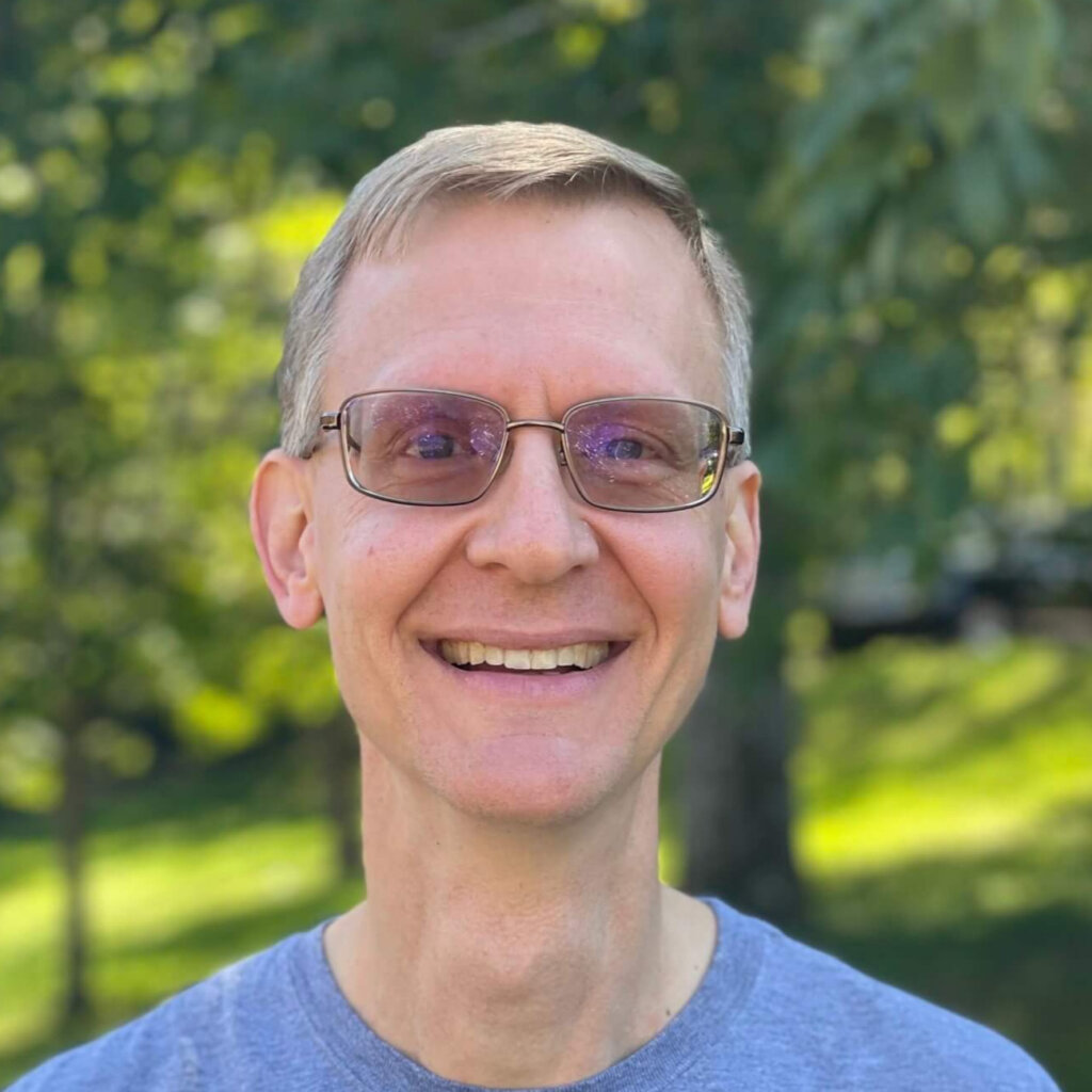 smiling man with glasses, Jonathan Johnson, LK10 facilitator
