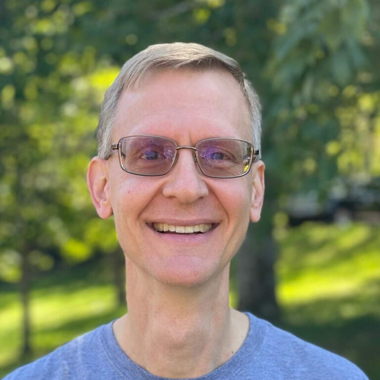 smiling man with glasses, Jonathan Johnson, LK10 facilitator